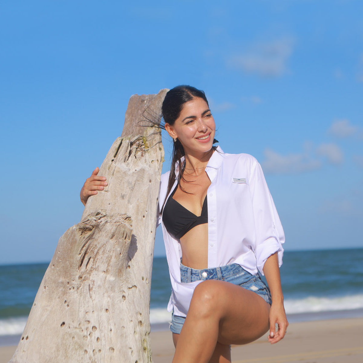 Blusa tipo Pescador Manga Larga para Mujer marca Fort Lauder