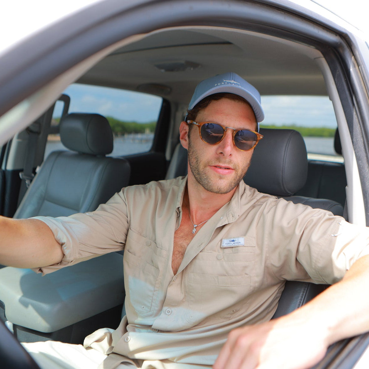 Camisas Tipo Pescador Manga Larga para Hombre Fort Lauder