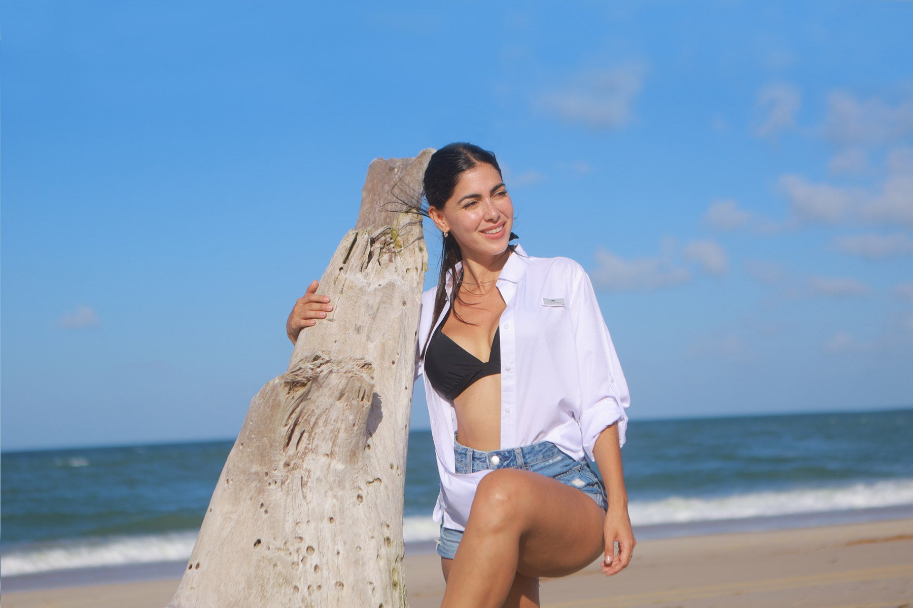 Blusa tipo Pescador Manga Larga para Mujer marca Fort Lauder