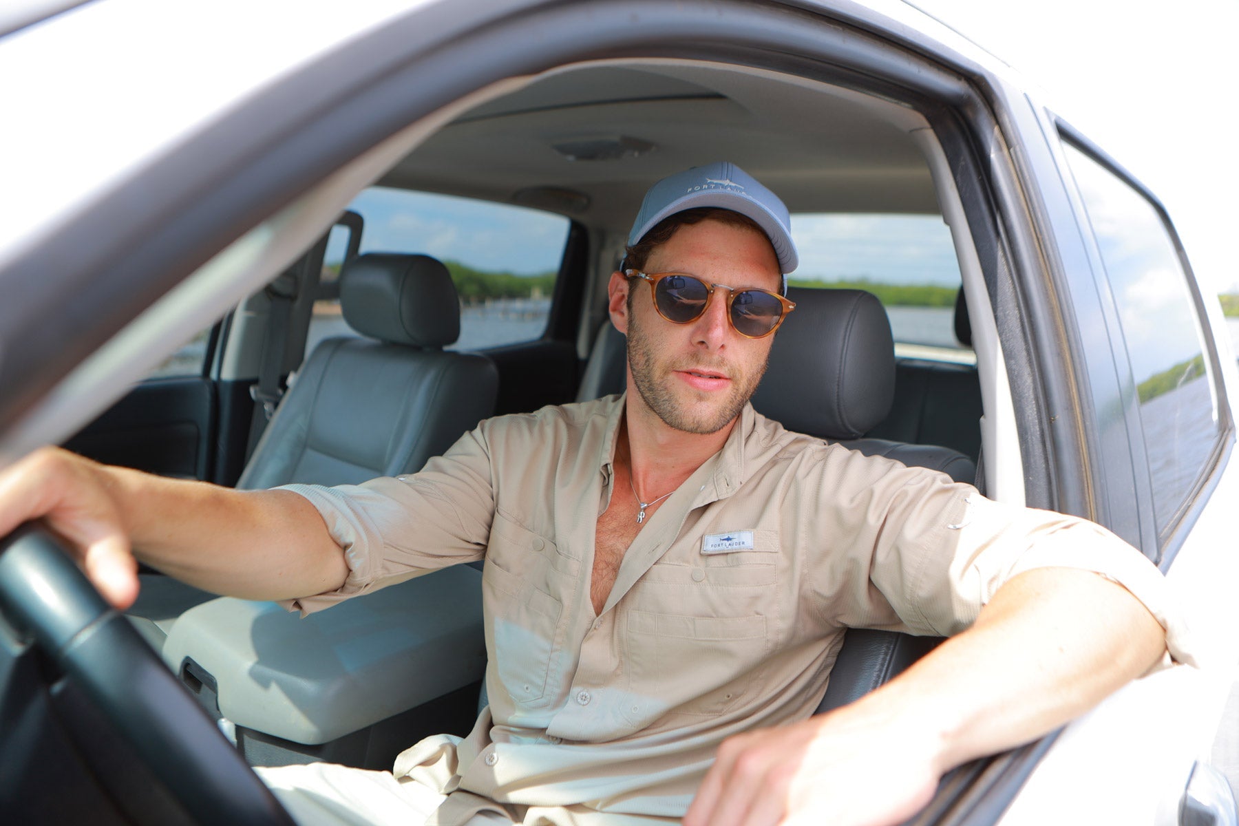 Camisas Tipo Pescador Manga Larga para Hombre Fort Lauder