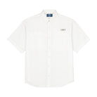 Camisa Tipo Pescador Hombre Manga Corta Blanca Fort Lauder