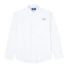 Camisa Tipo Pescador Hombre Manga Larga Blanca Fort Lauder